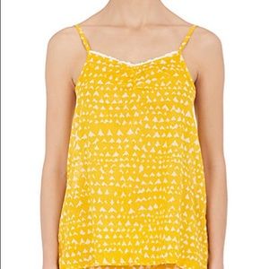 Castle & Hammock's yellow and white camisole.
